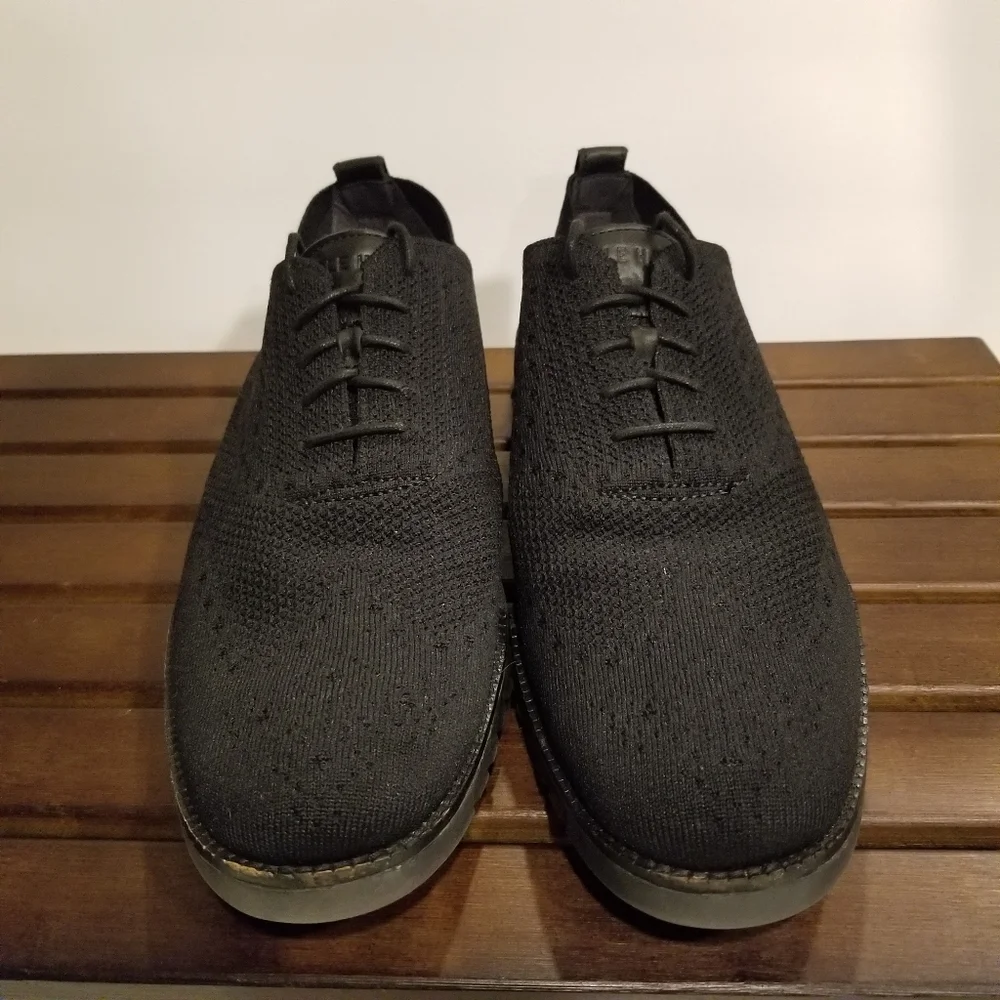 Cole Haan Men's Black Knit Oxford Sneakers
